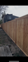 Demolition and removal of old fence